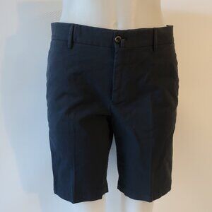 Mens Pt01 Black Flat Front Chino Shorts EU/46 US/30